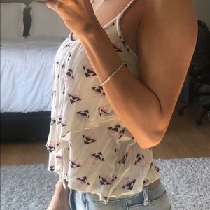 Flowy spaghetti strap top